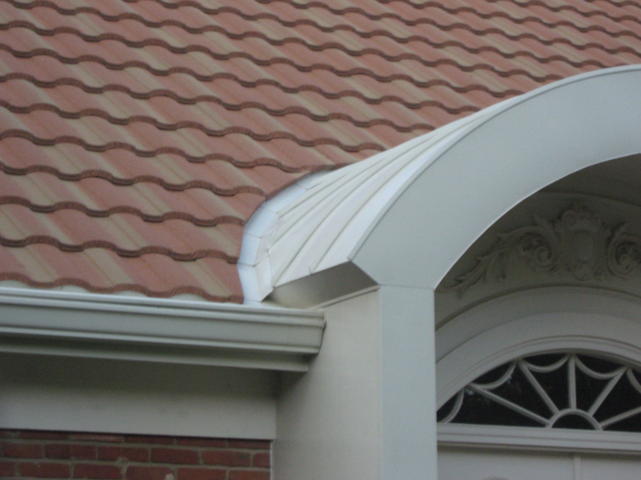 Terracotta Metal Tile Roof — detail photo 1