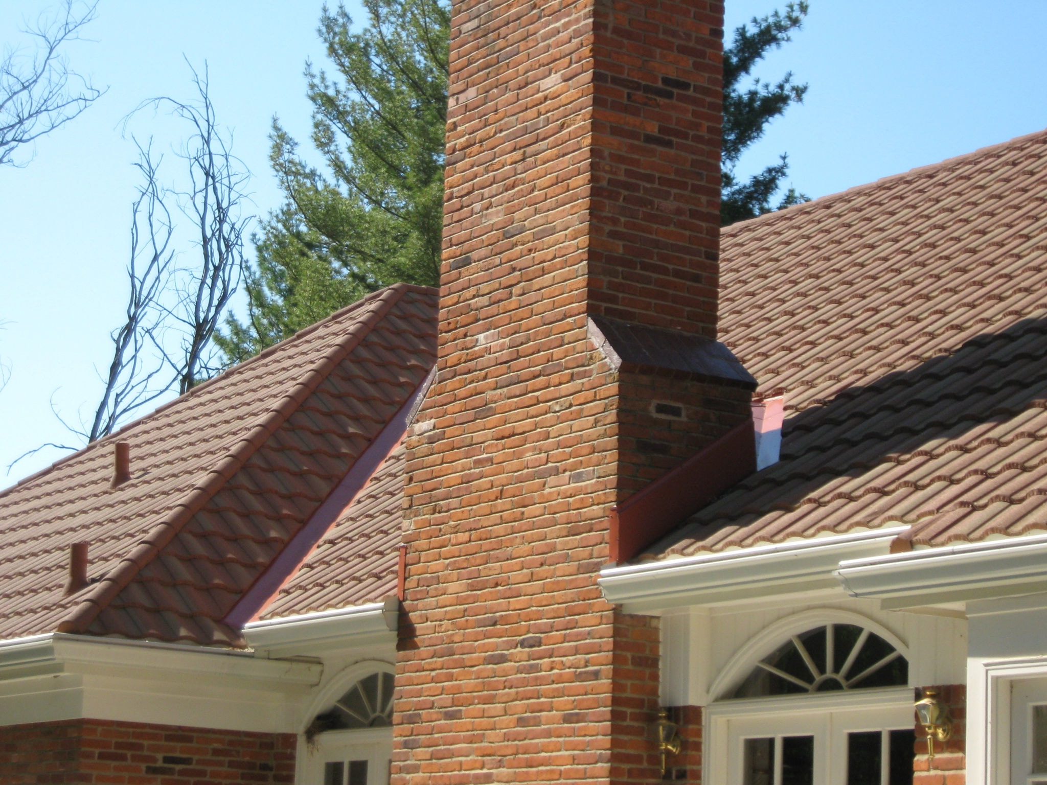 Terracotta Metal Tile Roof — detail photo 6